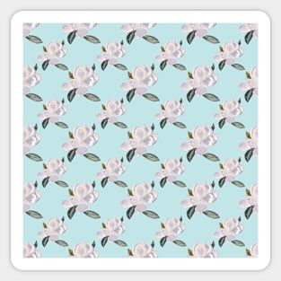 Decorator 2021 Magnolia Array on Pale Blue Green 5748 Sticker